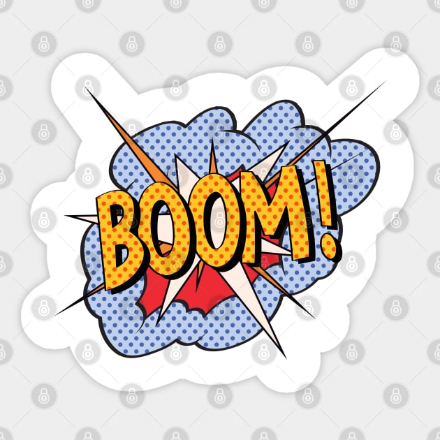 Boom! Cartoon Pop Art Style Sticker by madeinchorley